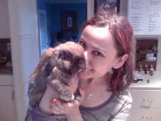 Monique pet rabbit